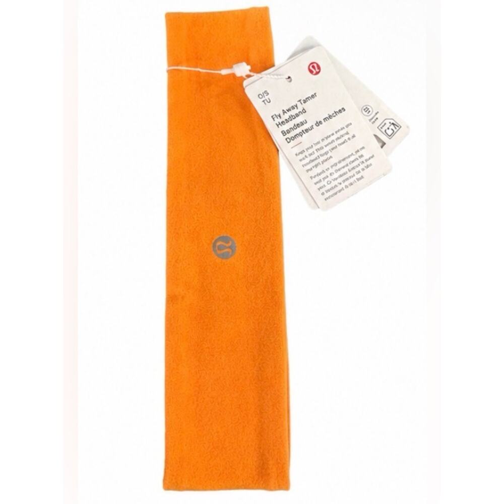 Lululemon Fly Away Tamer Headband | Tiger Orange | NWT - Picture 2 of 3
